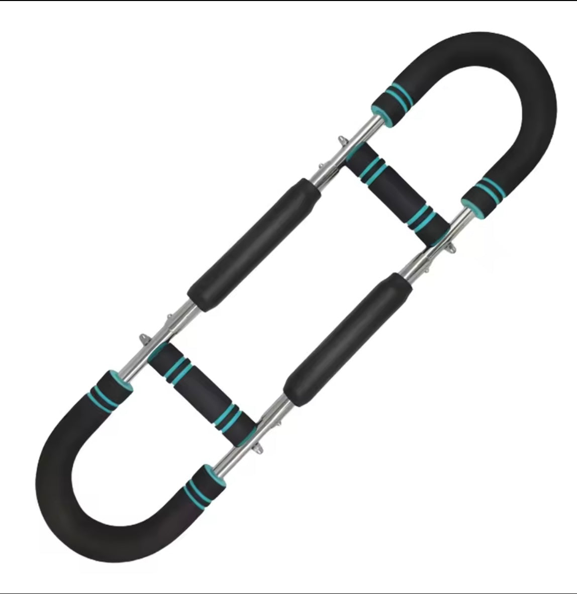 Hand Strength Grip Trainer Portable 2 Adjustable Level Twister Arm Exerciser U Shaped for Arm Chest Back