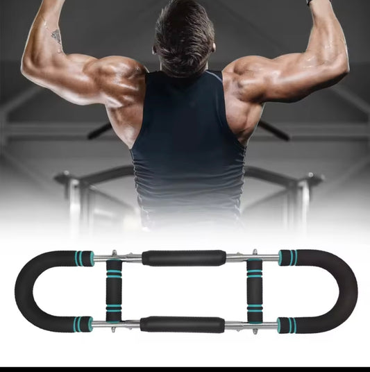 Hand Strength Grip Trainer Portable 2 Adjustable Level Twister Arm Exerciser U Shaped for Arm Chest Back